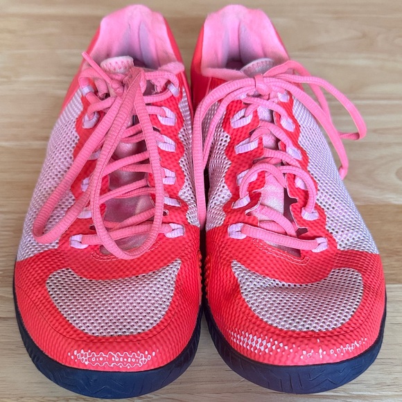 Nike Court Flare 2 Athletic Shoes Womens Sz 8 Casual Sneakers Red Pink Trainer - Picture 5 of 10